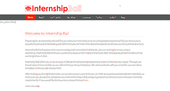 Desktop Screenshot of internshipbali.com